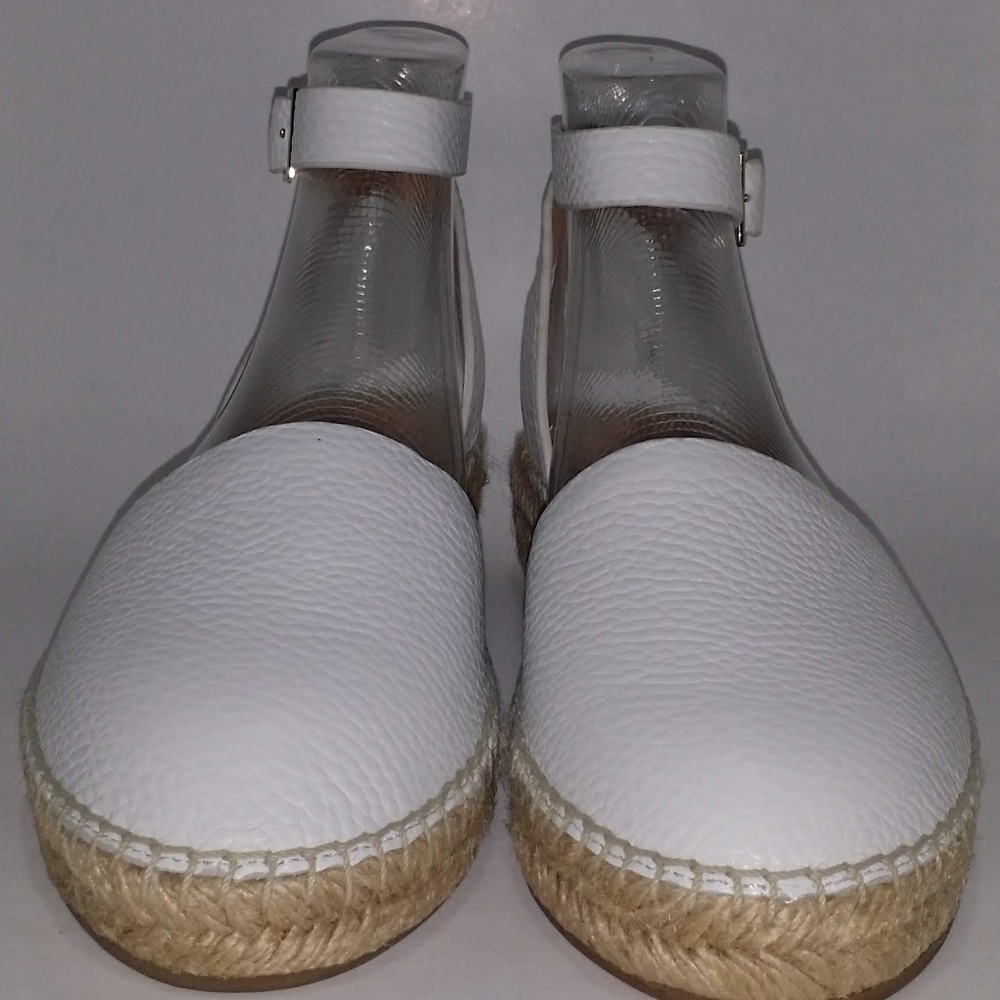 Kate Spade New York White Flat Slip-On Wedges